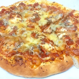 モッツァレラチーズとアンチョビのピザパン